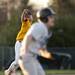 Chelsea pitcher Gibson Stoffer throws to first for an out in the second game against Skyline on Monday, April 22. Daniel Brenner I AnnArbor.com